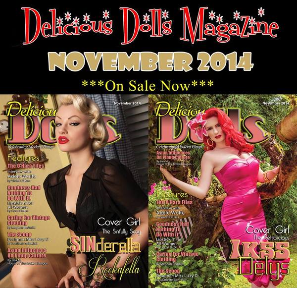 Our 1st published article for Delicious Dolls Magazine!