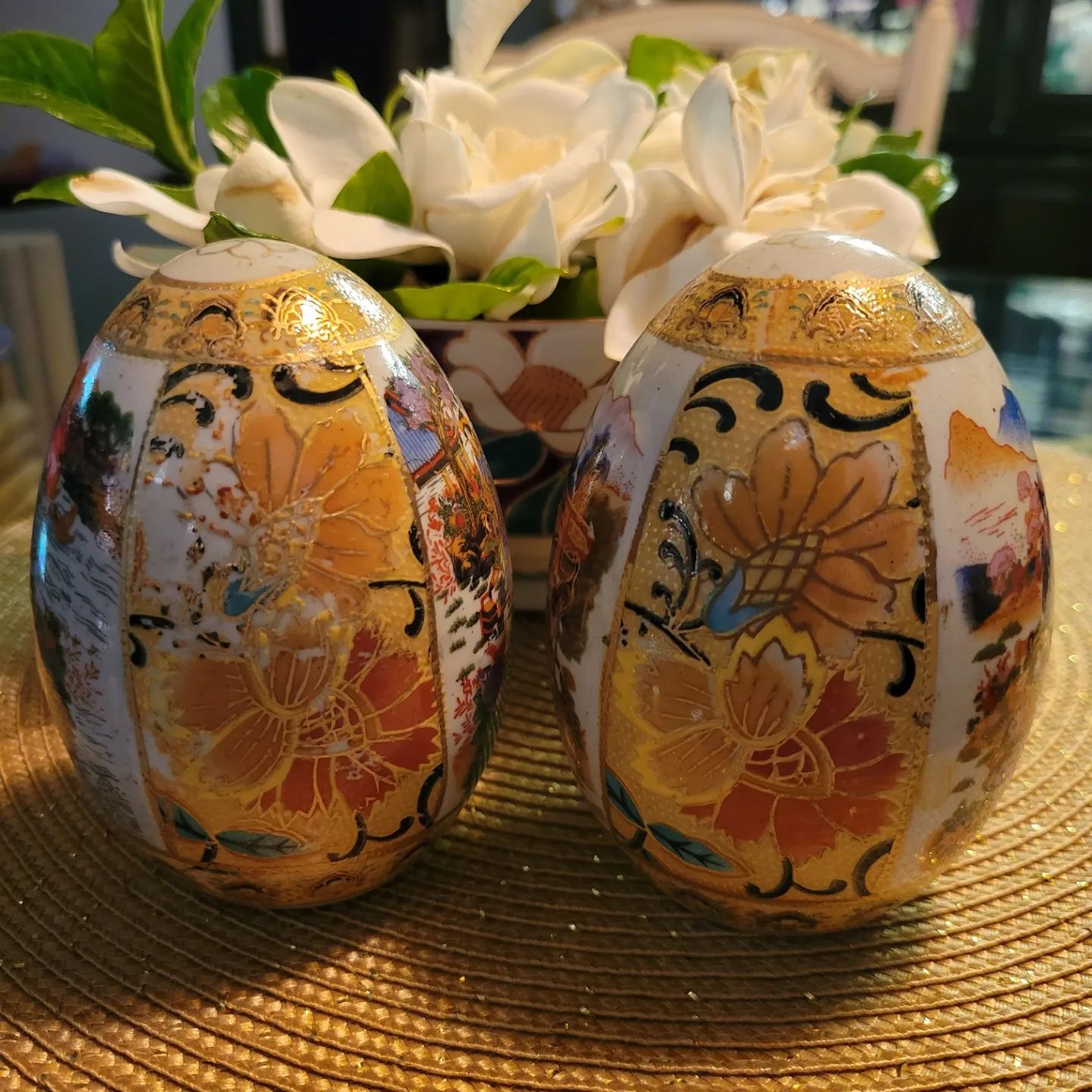 Decorative Egg Pair