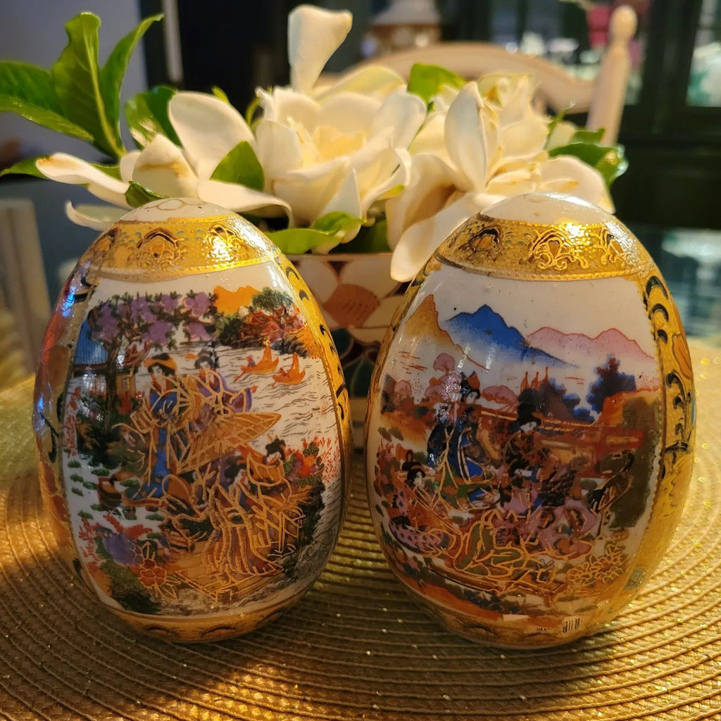 Decorative Egg Pair