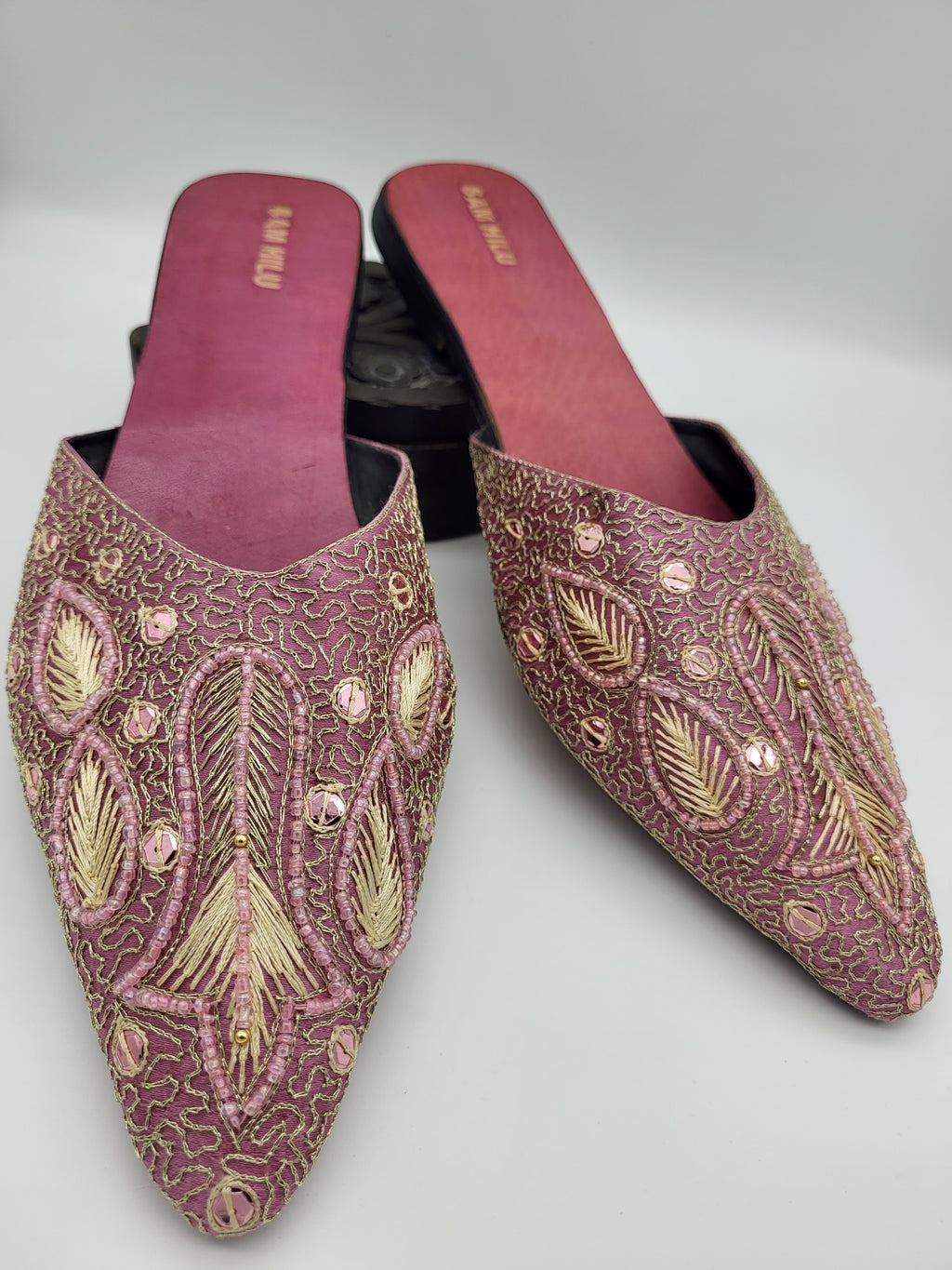 Pink Indian Slippers