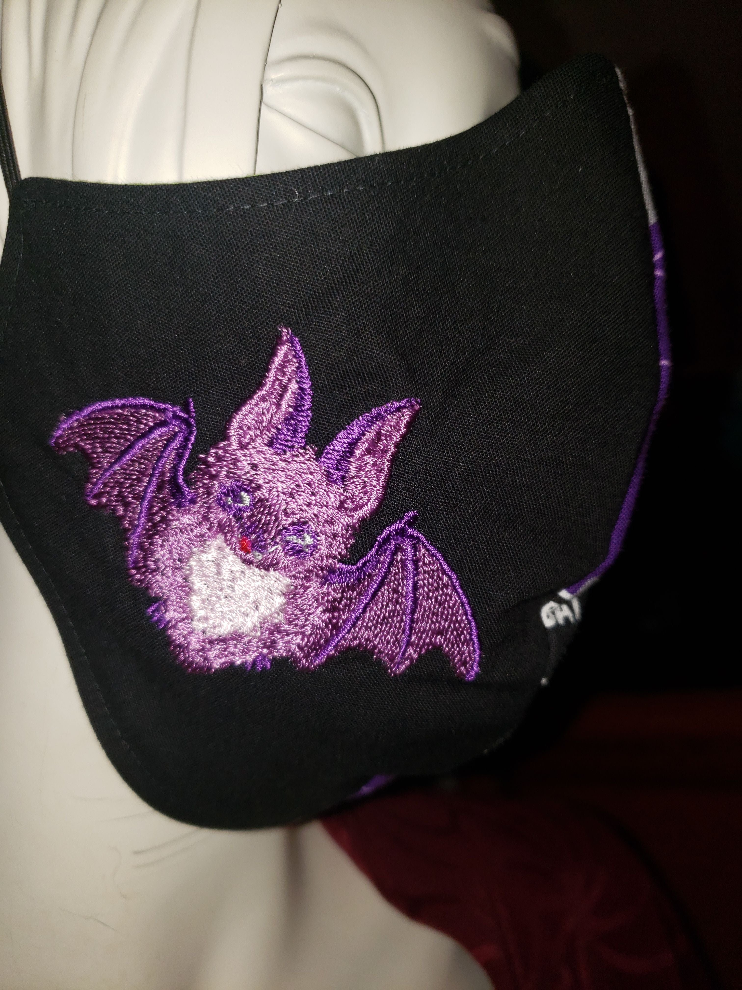 "Purple Bat" Face Masks
