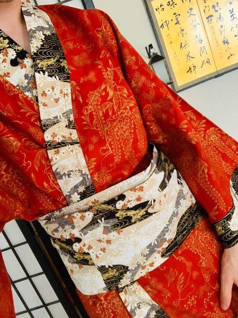 Custom Wisteria Kimono & Obi
