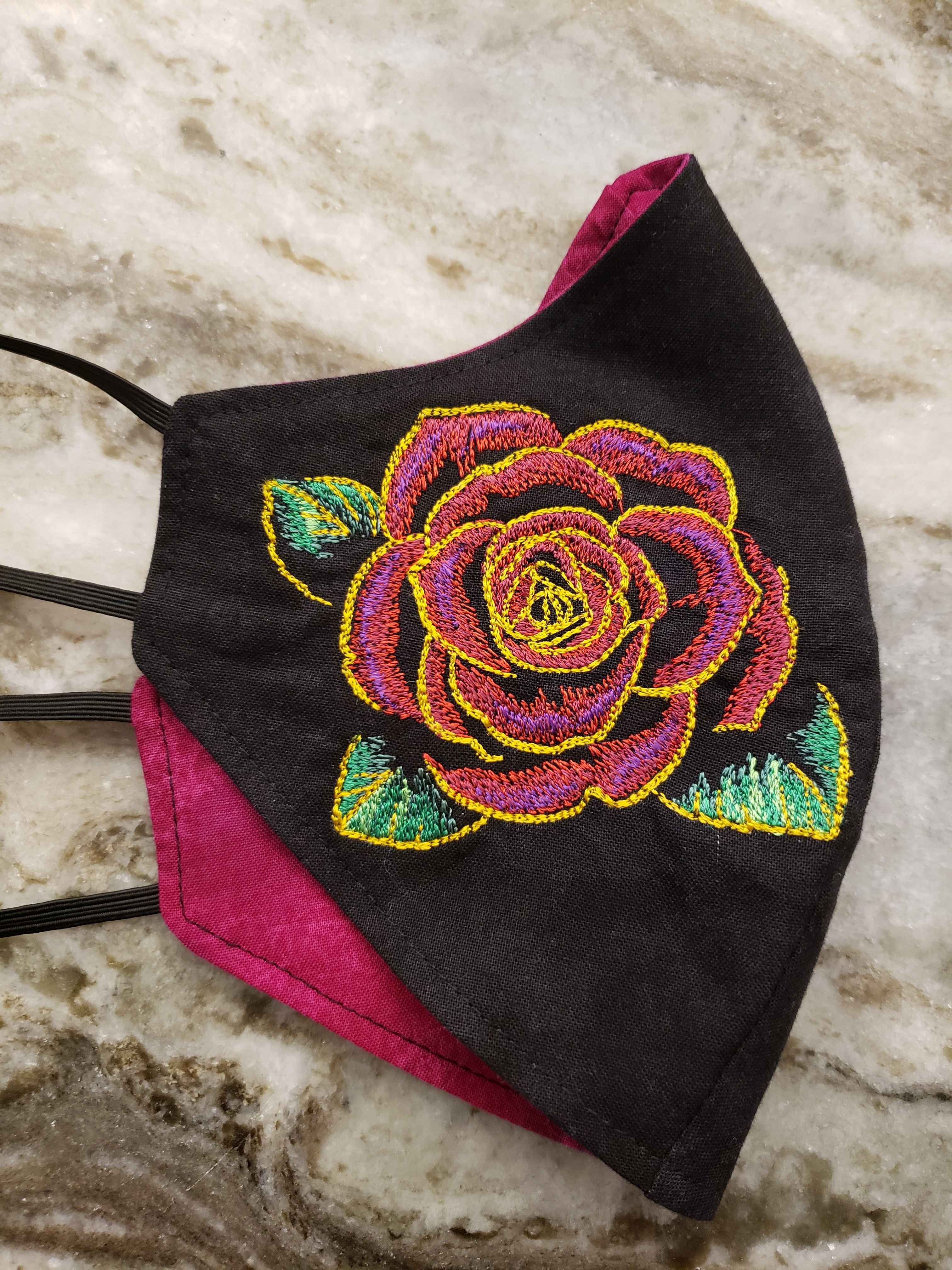 "Wicked Rose" Face Masks