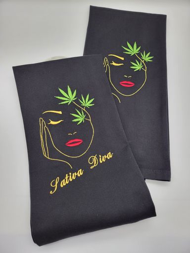 "Create Your Own" Cannabis Towels